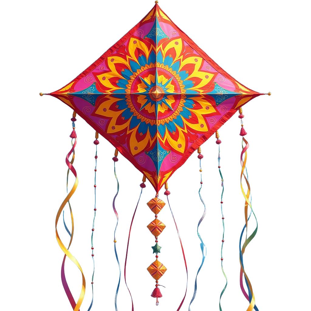 Colorful Mandala Kite